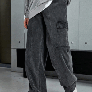 Men Low-Rise Stretchable Cargo Jeans